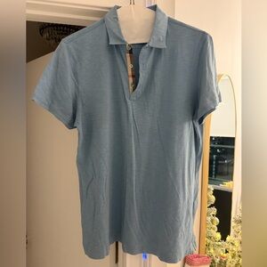 Burberry Sky Blue Polo Shirt